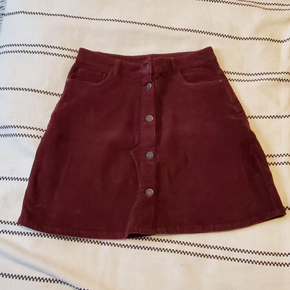 Noisy May, corduroy skirt Large